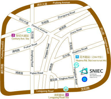 2017上海国际酒店用品博览会（二期）曁上海酒店工程及商业空间系列展交通图