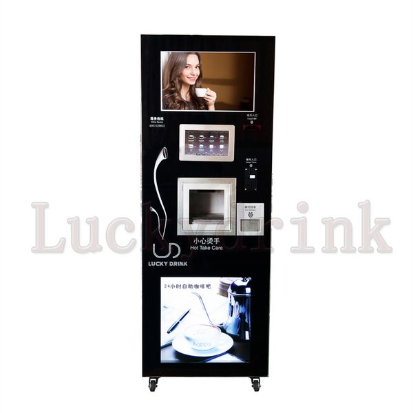 LCD touch screen and Multi-Media AD Espresso Coffee Machine