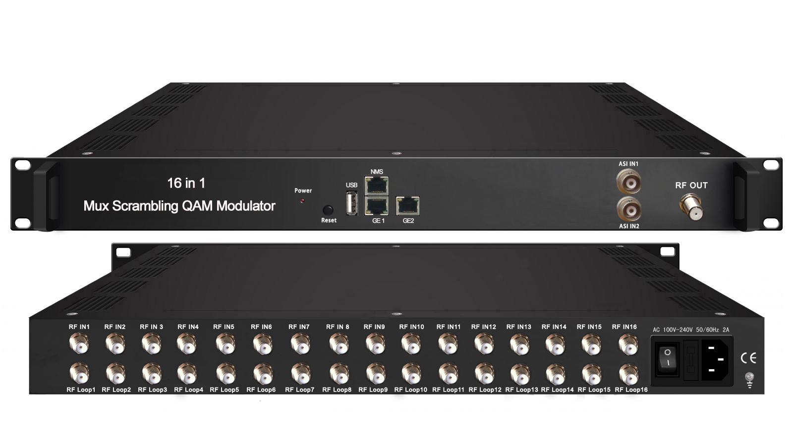 NDS3394C 16合1复用加扰QAM调制器