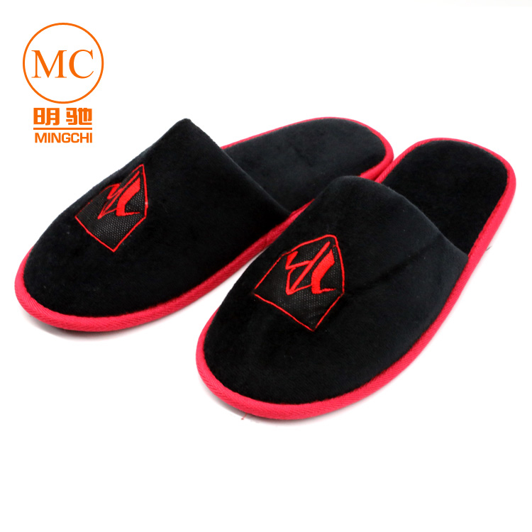 cotton velour slippers