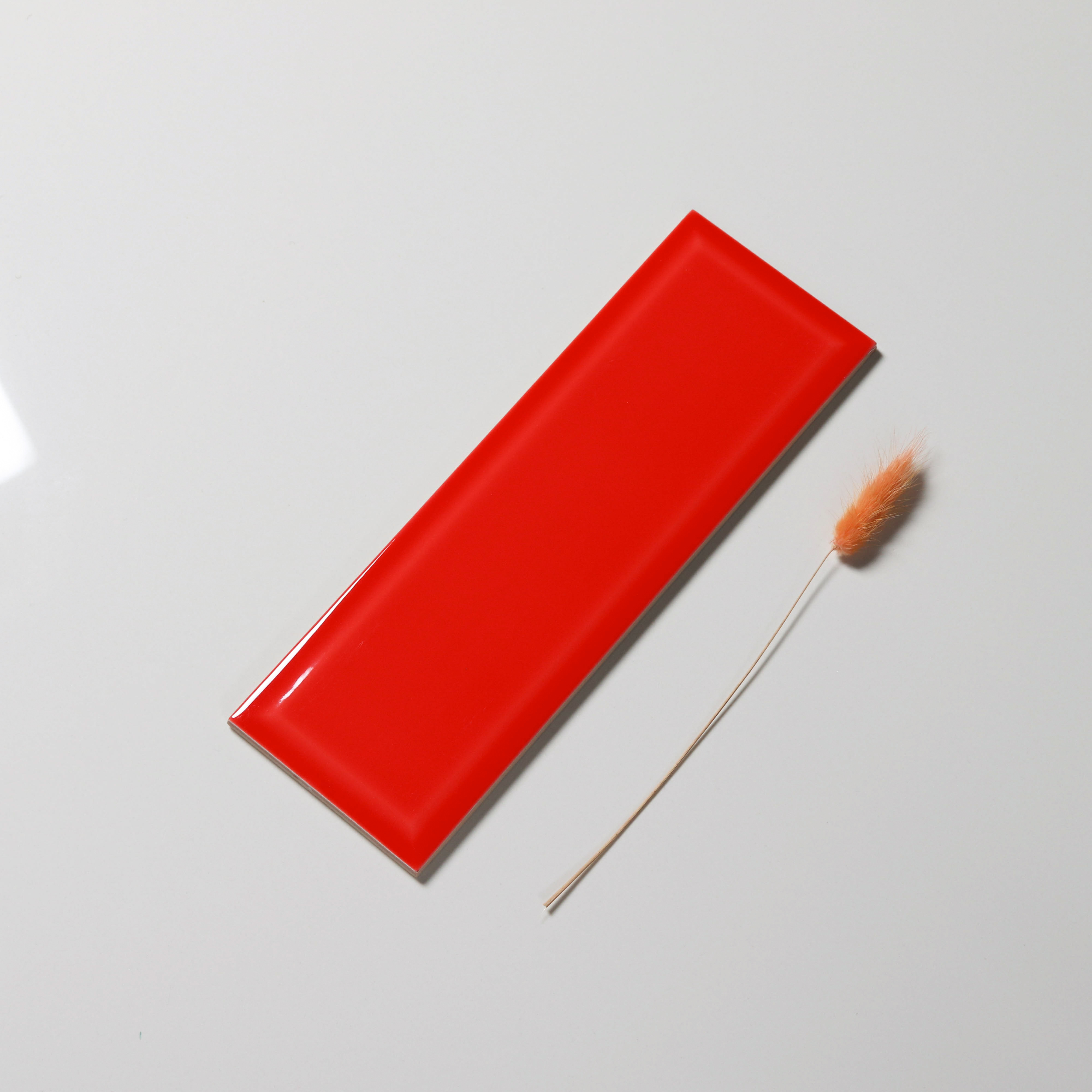 酒红色小砖， 100x300mm