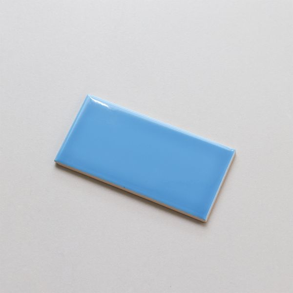 75*150mm复古美式高吸水蓝色小瓷片