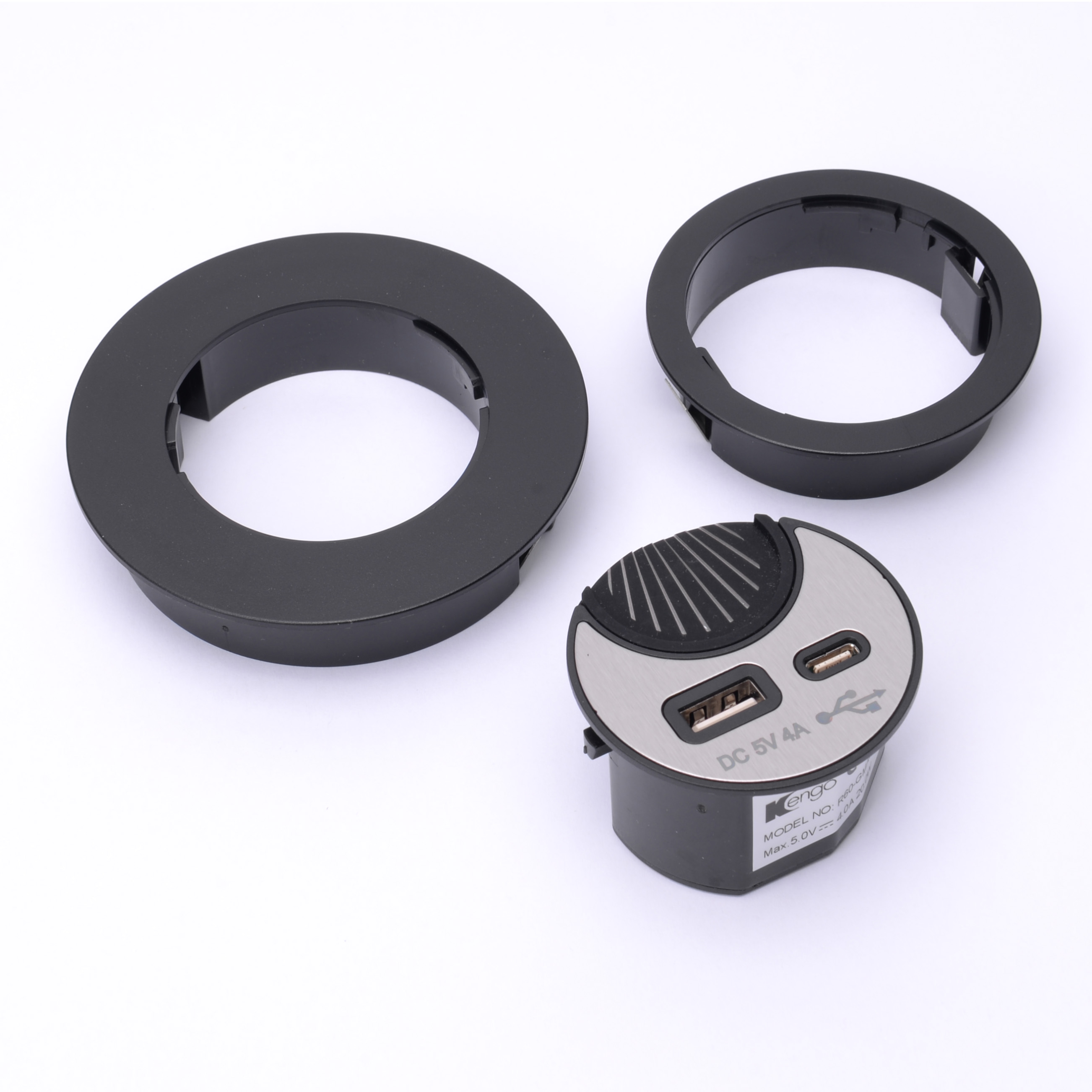 Desktop Grommet with USB Charger