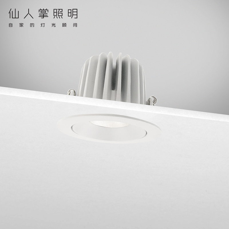 仙人掌先生大功率LED射灯防眩光可调角天花灯酒店商场灯具10W 33W