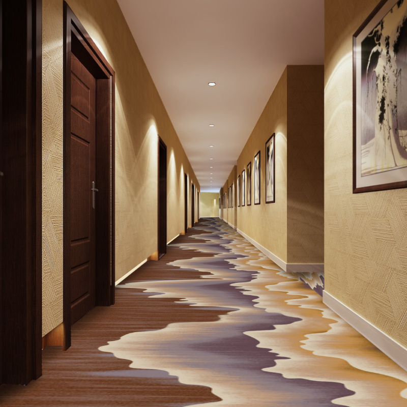 酒店走道手工满铺地毯