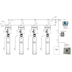 Excalibur 4级商业/工业铁过滤器 净水设备水处理设备