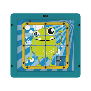 益智墙面木质玩具-魔怪拼图 SLIDING PUZZLE MONSTER