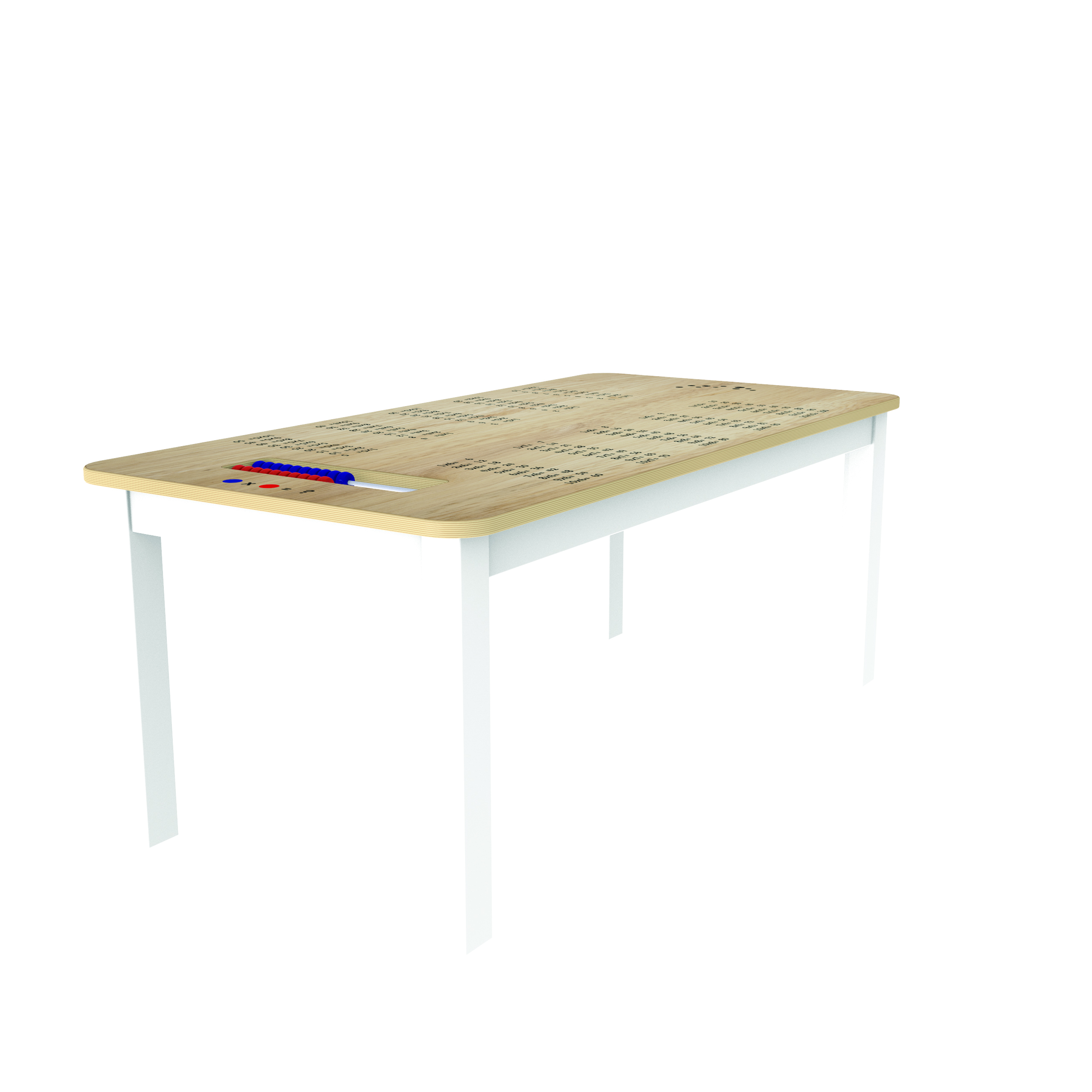 益智木质家具-算术桌