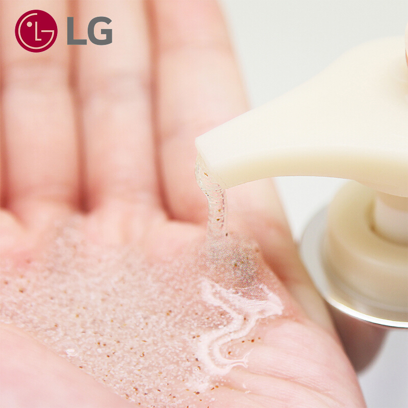 LG安宝笛 水养柔肤海盐磨砂沐浴露 留香 温和去角质 400ML