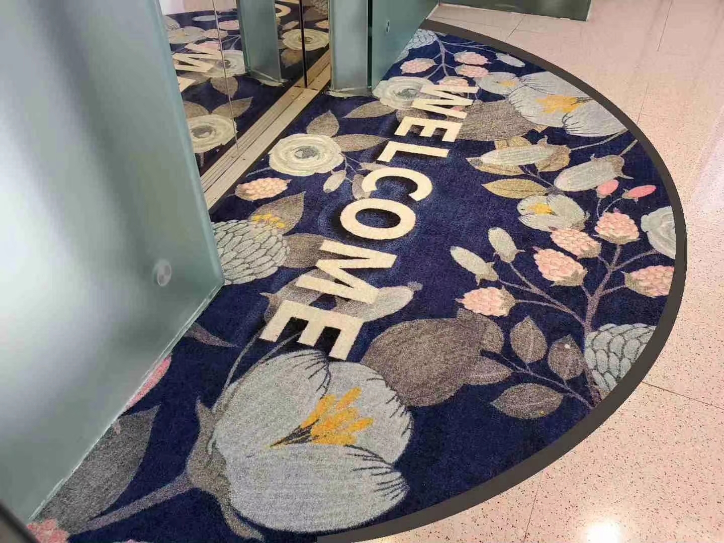 电梯地垫定制LOGO毯扶梯地垫LOGO地毯