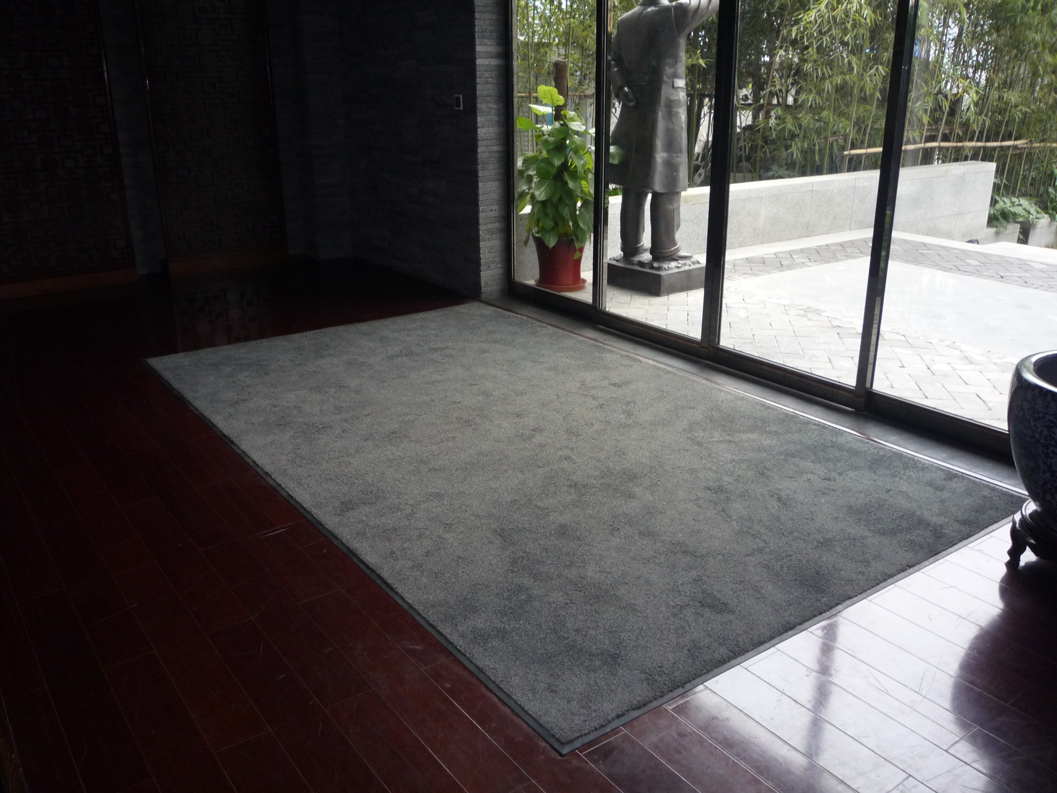 吸水地垫纯棉防滑地毯商场门垫酒店地垫楼道地毯防滑吸油地垫