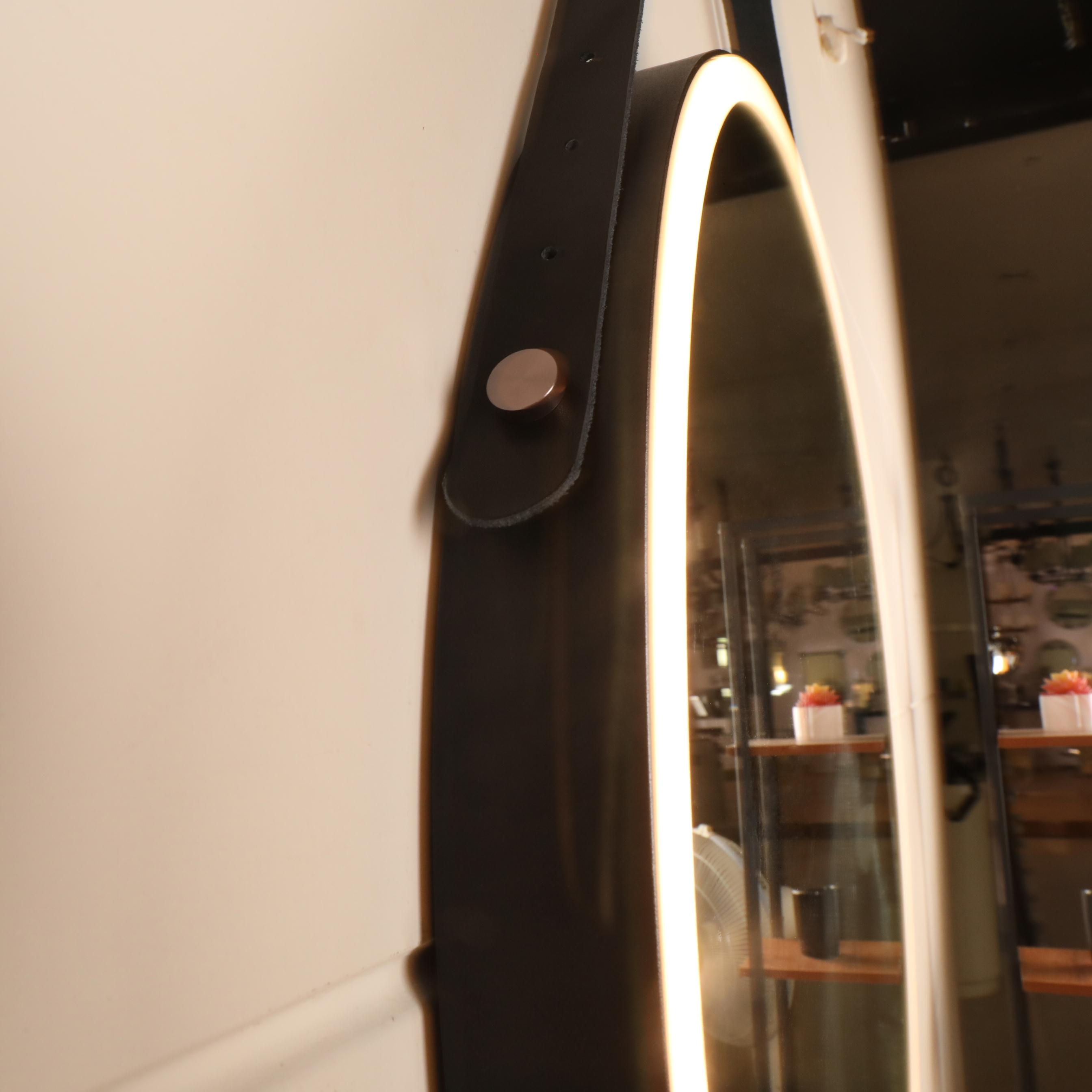 Framed Lighted Mirror for Hilton hotel