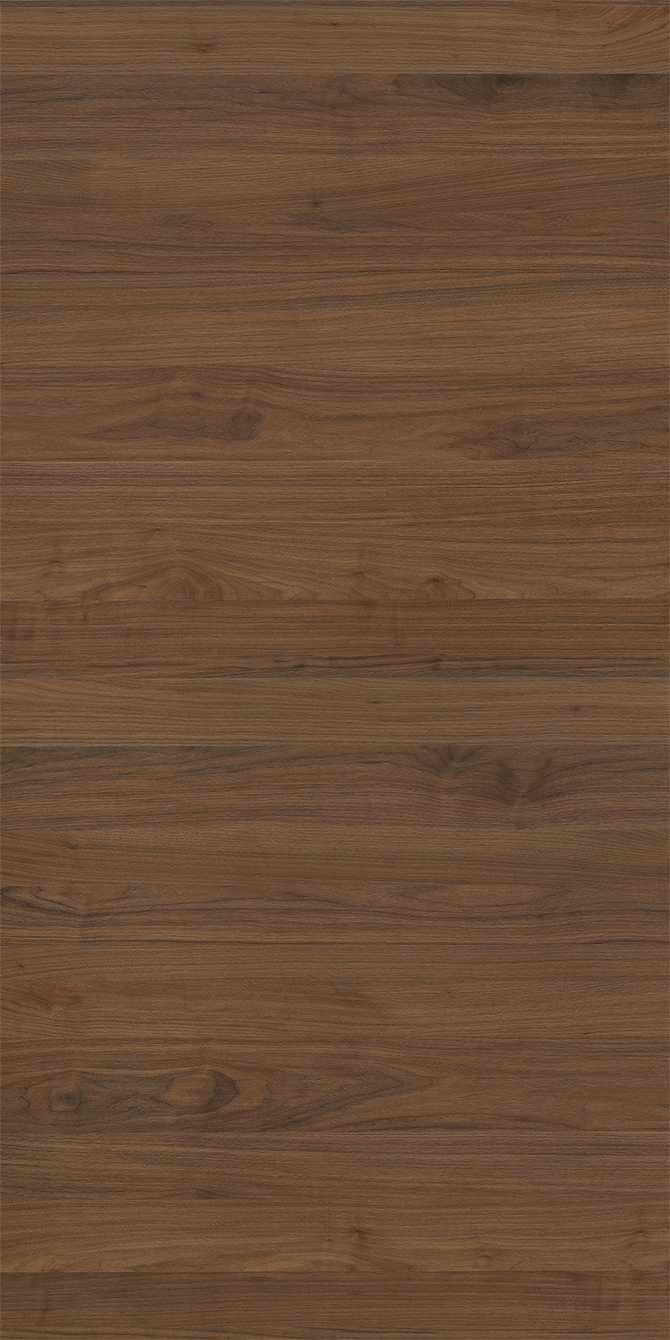 K6181ASH胡桃木钢刷实木拼横贴 3.2mm