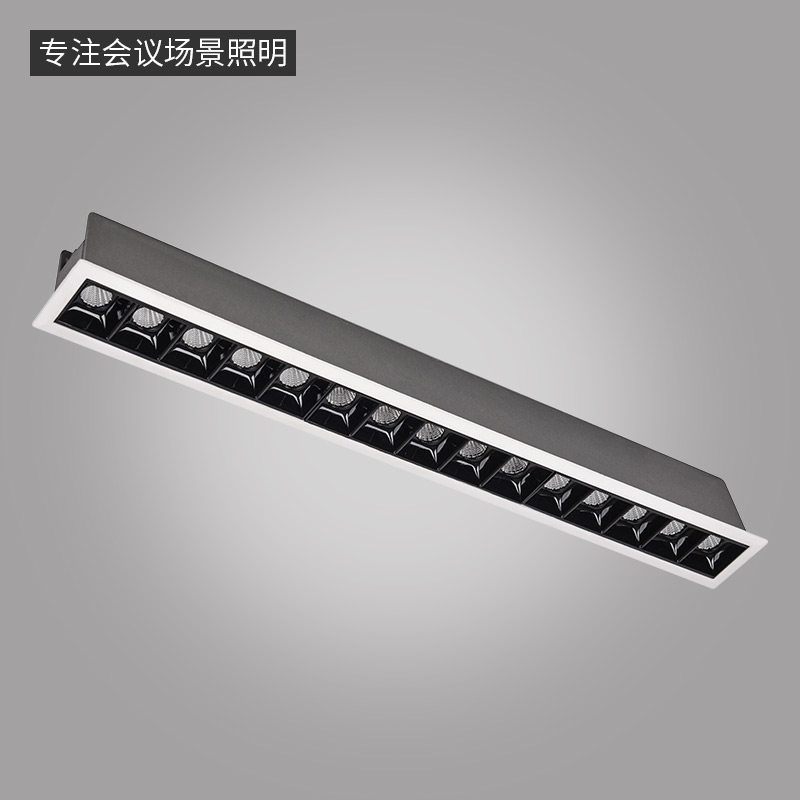 LN-Q系列格栅点光源-嵌入式条形灯-15头 -