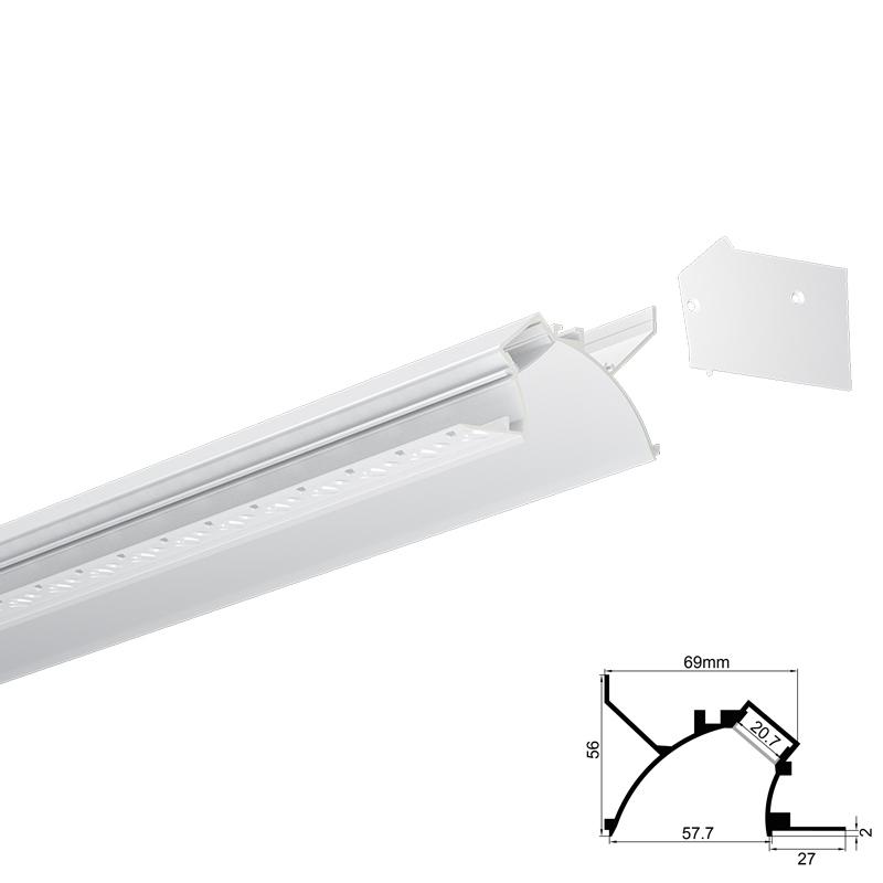 QSG-8556防眩偏光线形灯、线性灯、LED铝型材灯、LED灯带