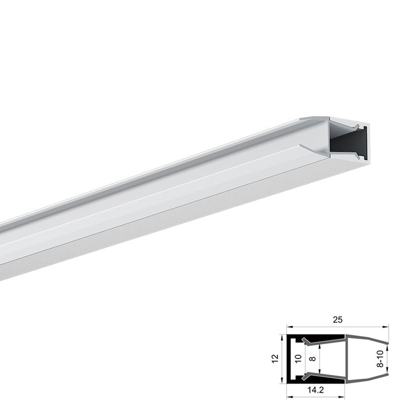 QSG-1412B卡玻璃线形灯、线性灯、LED铝型材灯、LED灯带