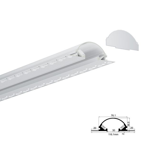 QSG-11637天花防眩线形灯、线性灯、LED铝型材灯、LED灯带