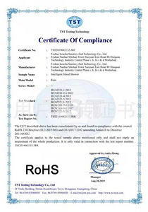 ROHS 证书
