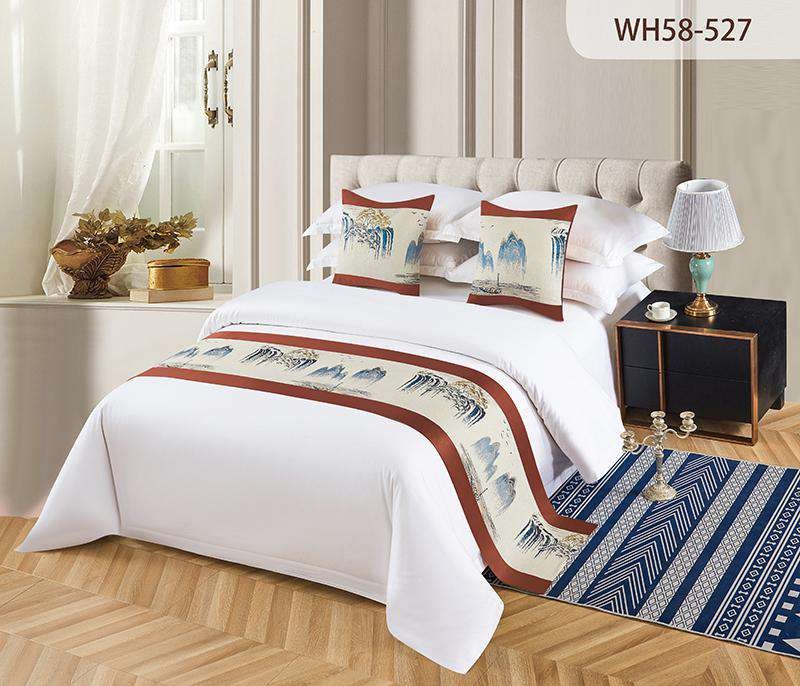 高档酒店床围巾WH58527