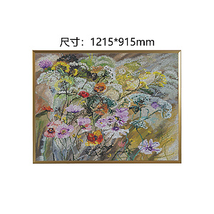 装饰画 玻璃马赛克拼图挂画 花卉