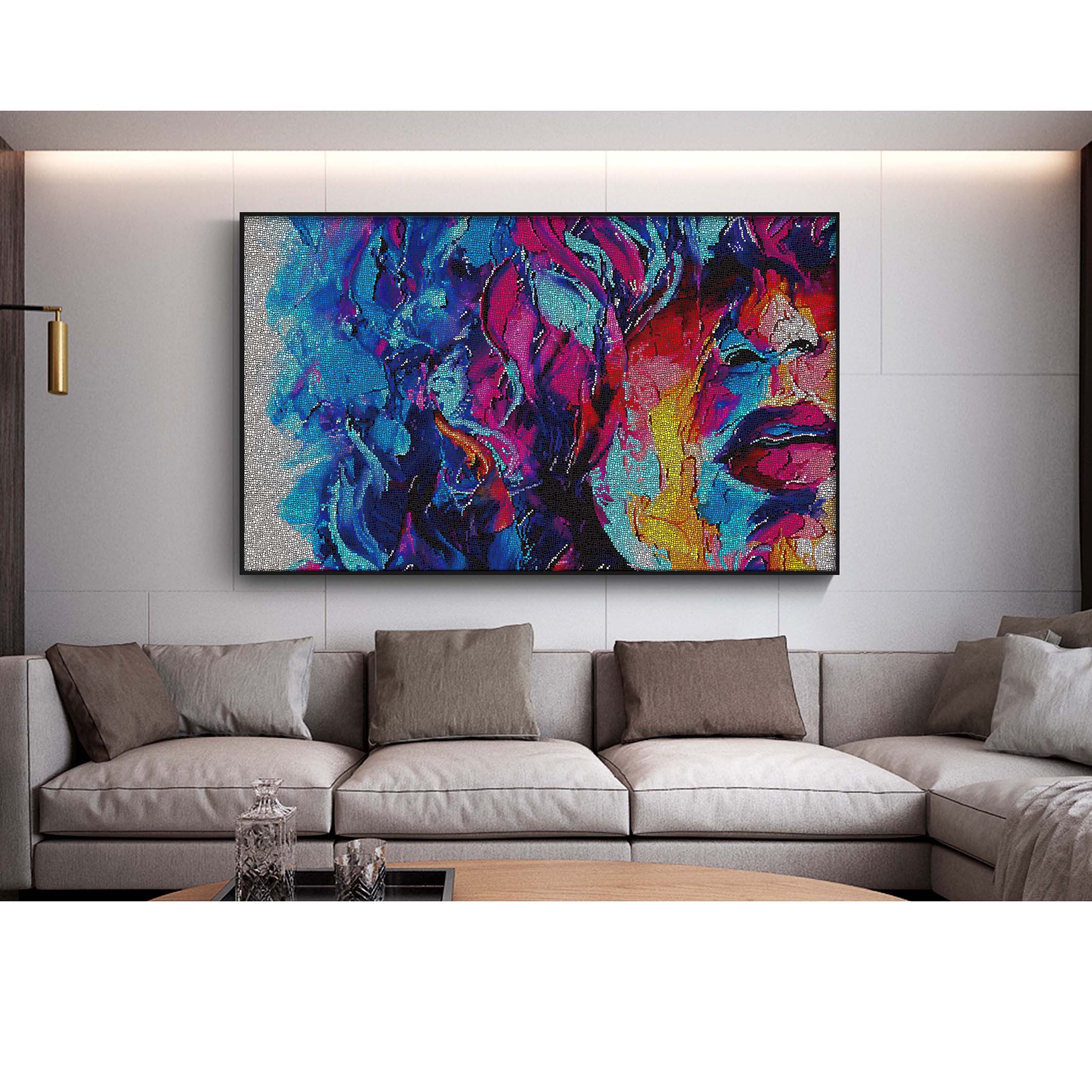 装饰画   玻璃马赛克拼图挂画  image073