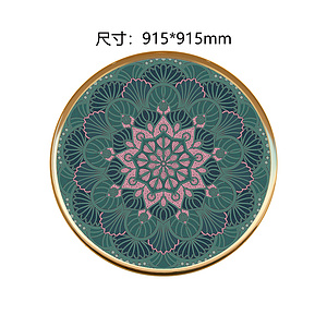 圆形装饰画  玻璃马赛克拼图挂画  image049