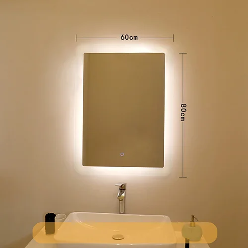 Rectangular LED Wall Mounted Mirror 19004