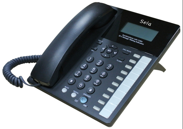 9600五米免提高话质10组速拨留言响铃灯耳机孔商务电话