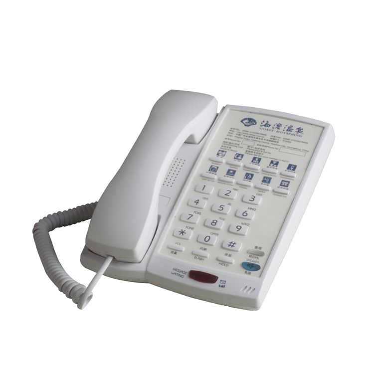9350一米免提高话质10组客服键留言灯可換面板酒店电话