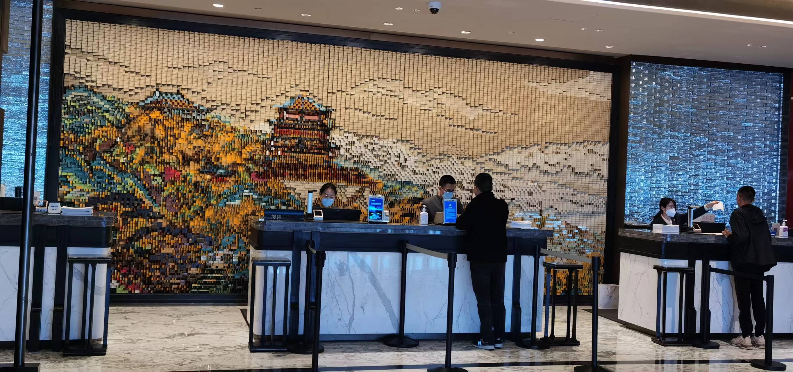 北京世纪金源大酒店大堂背景