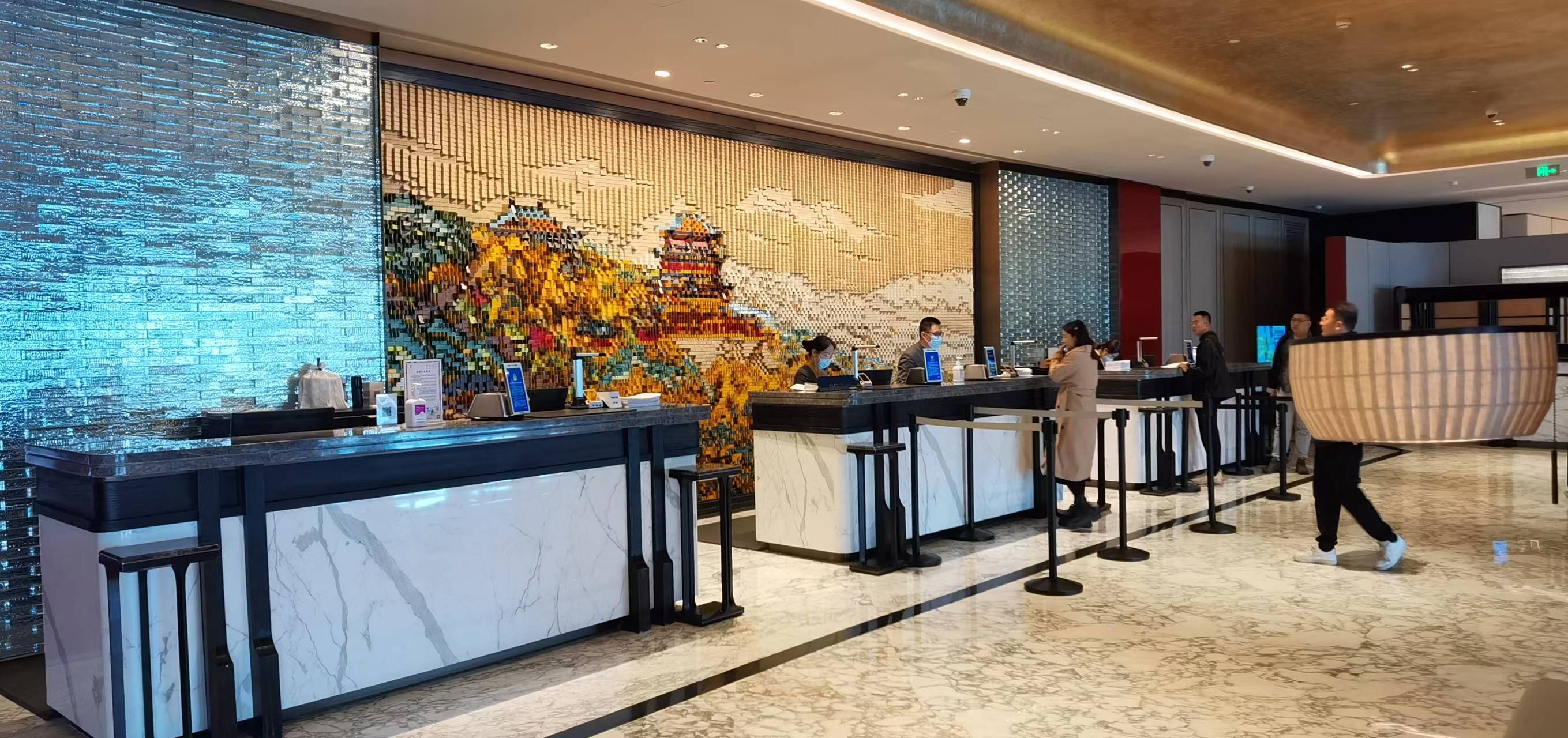 北京世纪金源大酒店大堂背景
