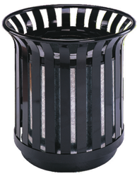 HM9451花篮式垃圾桶-黑色/墨绿色