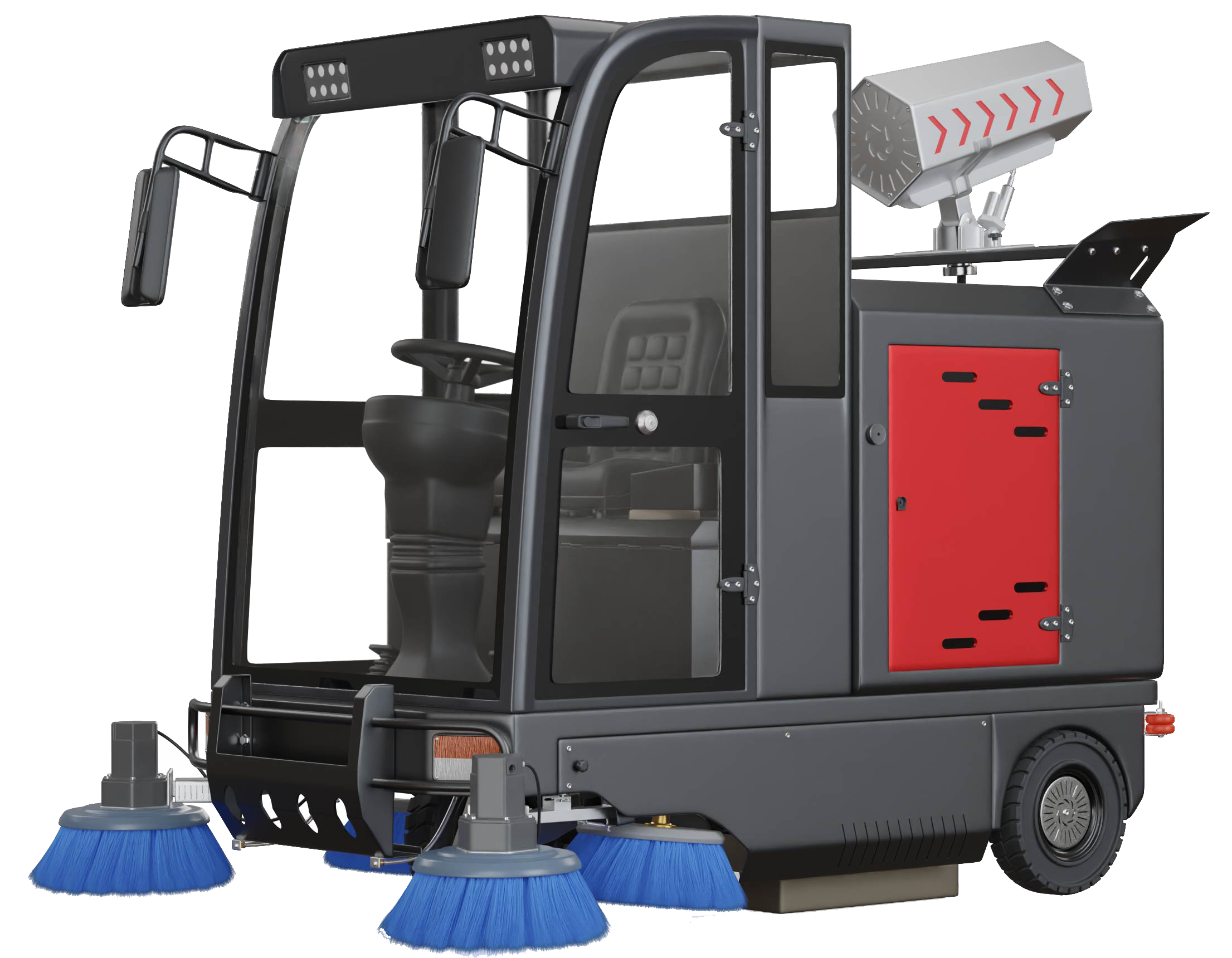 博硕S2000A增强款全封闭驾驶式扫地车