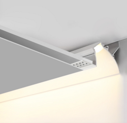 led反光槽洗墙线性灯嵌入式回光灯槽