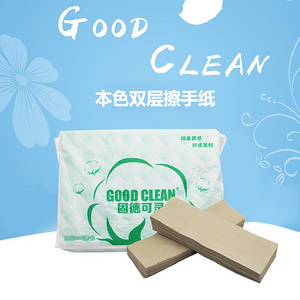 固德可靈雙層環(huán)保三折擦手紙200張*20包/箱