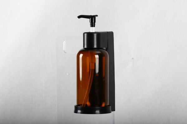 300ml 单头压泵皂液器 黑色   K-G020B