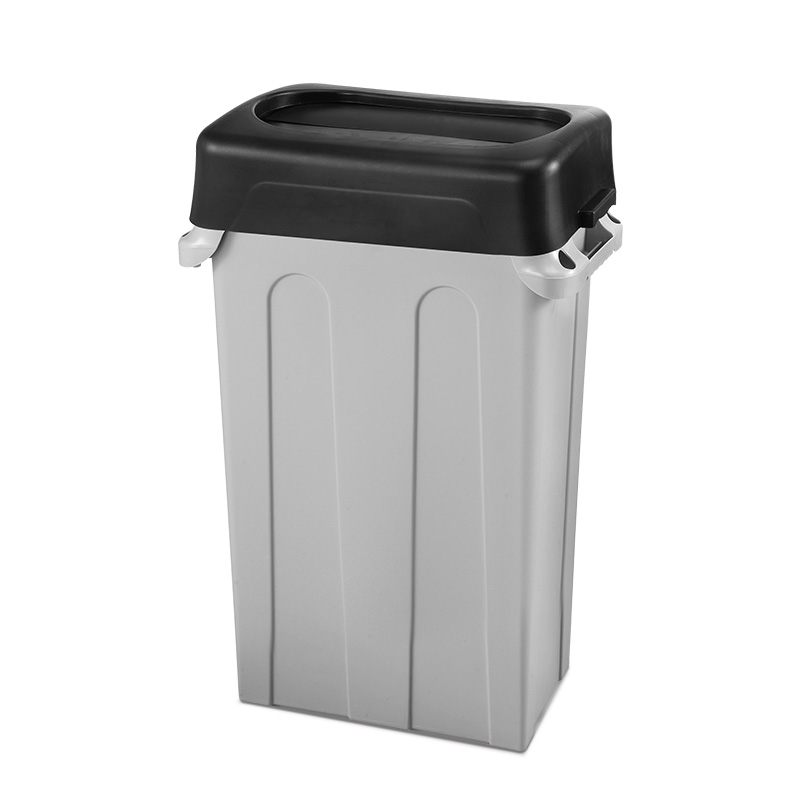 Vicando唯凯多76L垃圾桶商用厨房卫生间厕所塑料办公室家用废纸篓SLIM76