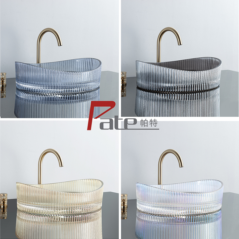 Bathroom sink,glass basin, wash basin, bathroom basin