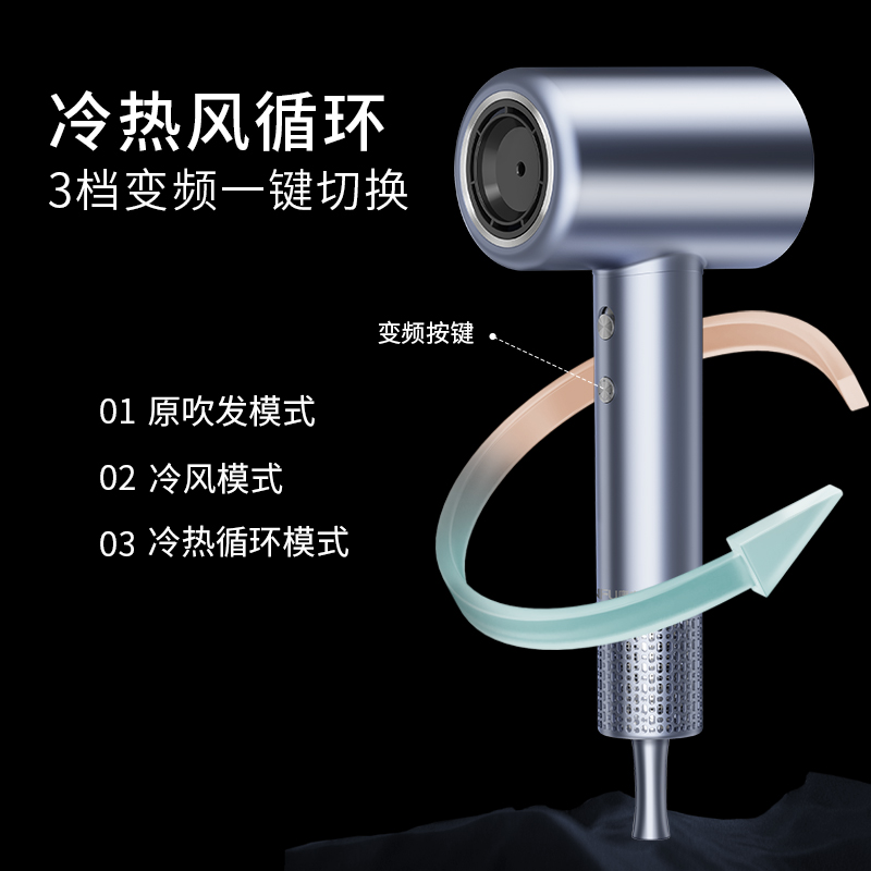 康夫数显智能屏高速电吹风  KF-K13