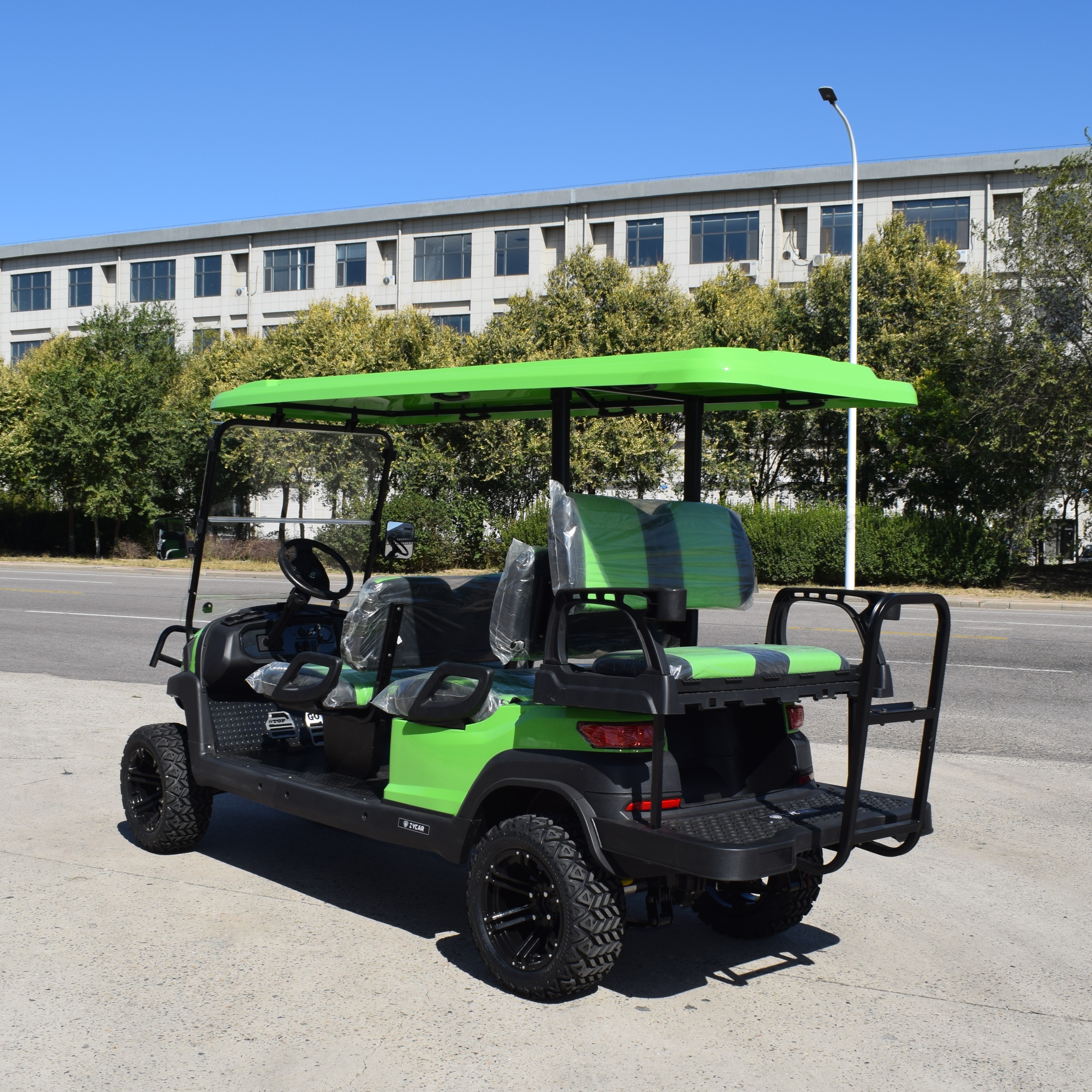 ZYCAR 6-seater electric golf cart with front and rear seats Z4C