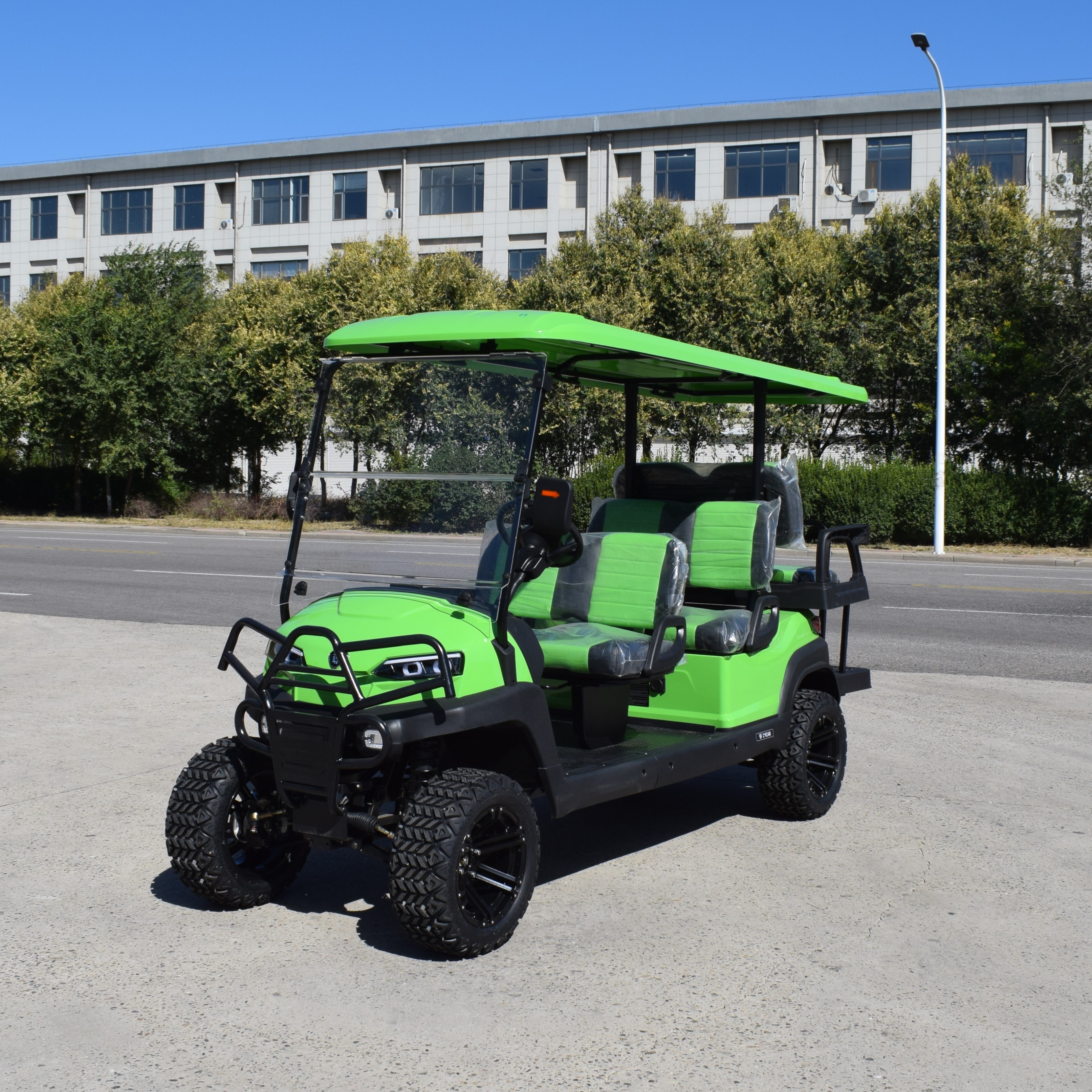 ZYCAR 6-seater electric golf cart with front and rear seats Z4C