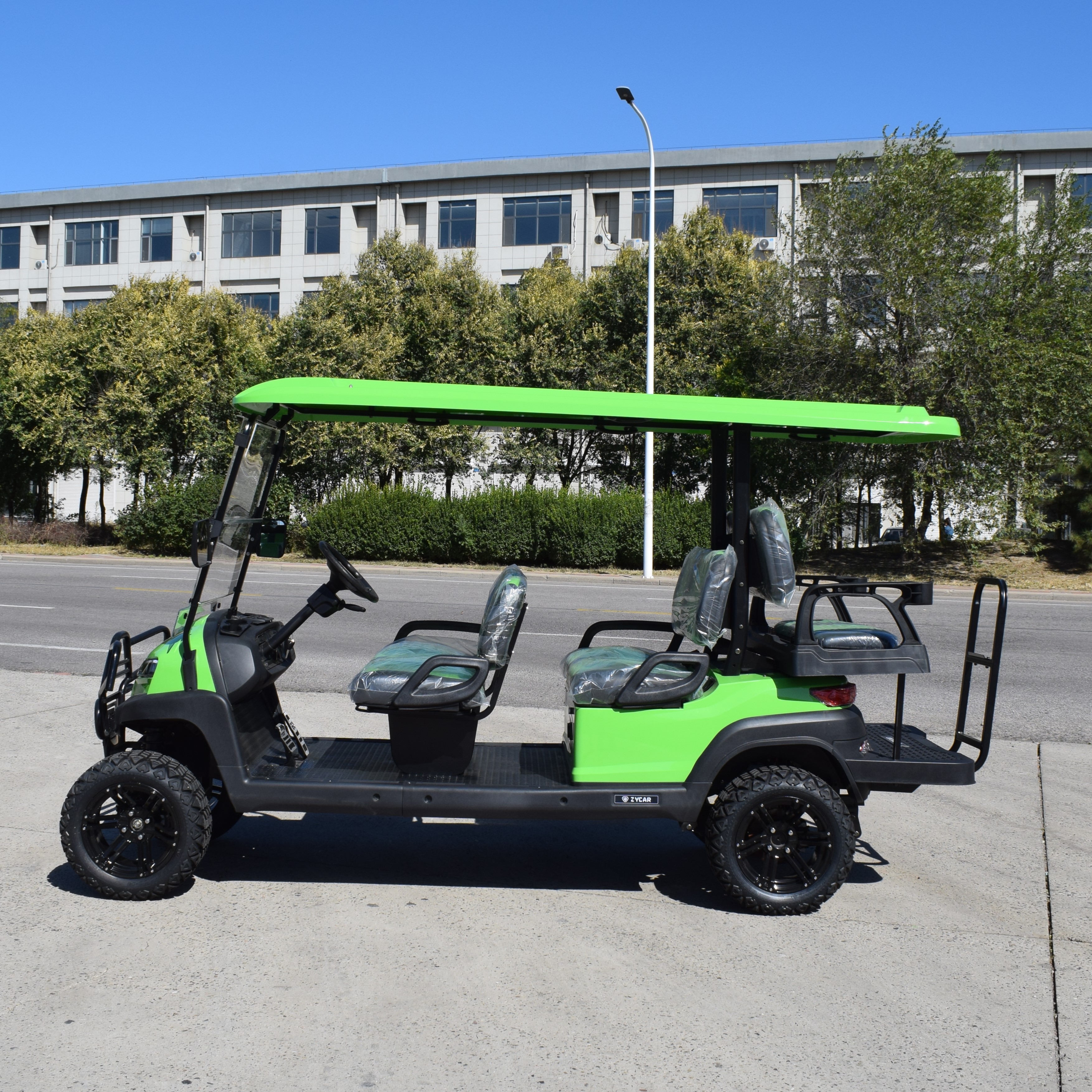 ZYCAR 6-seater electric golf cart with front and rear seats Z4C