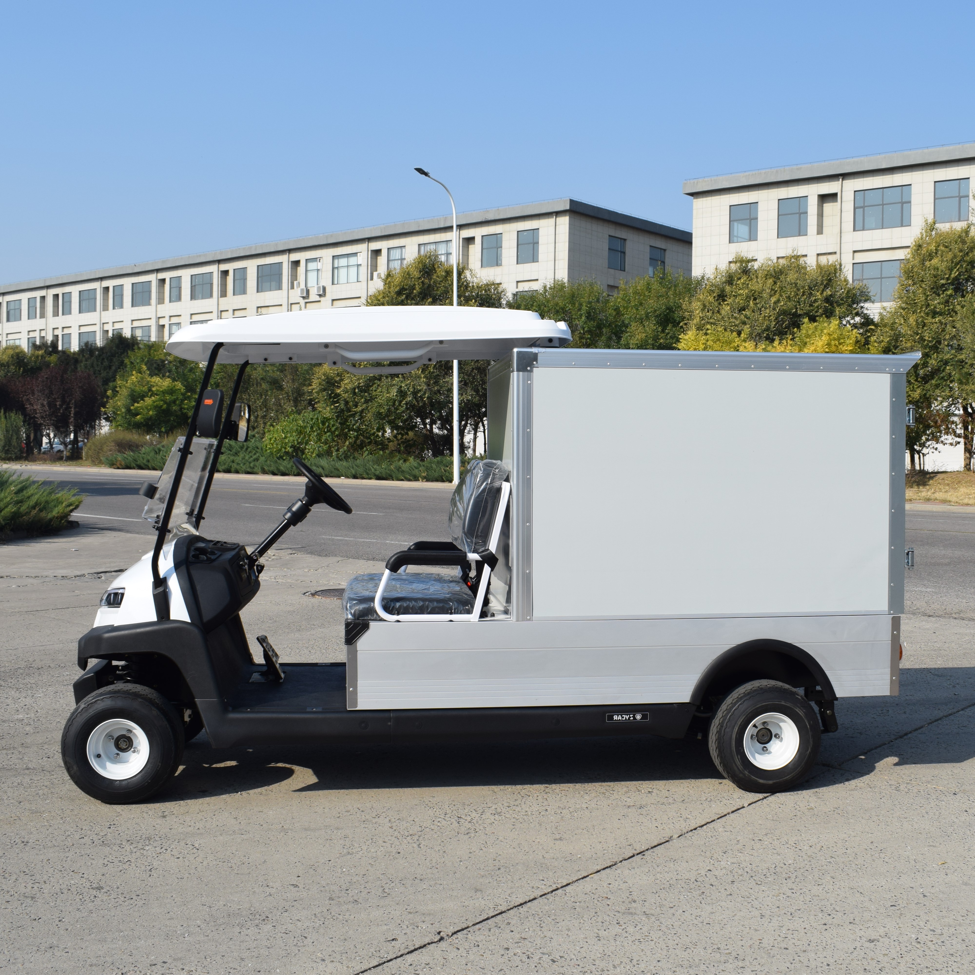 ZYCAR 2 seats half ton electric golf cart linen cart with cargo box model ZH05