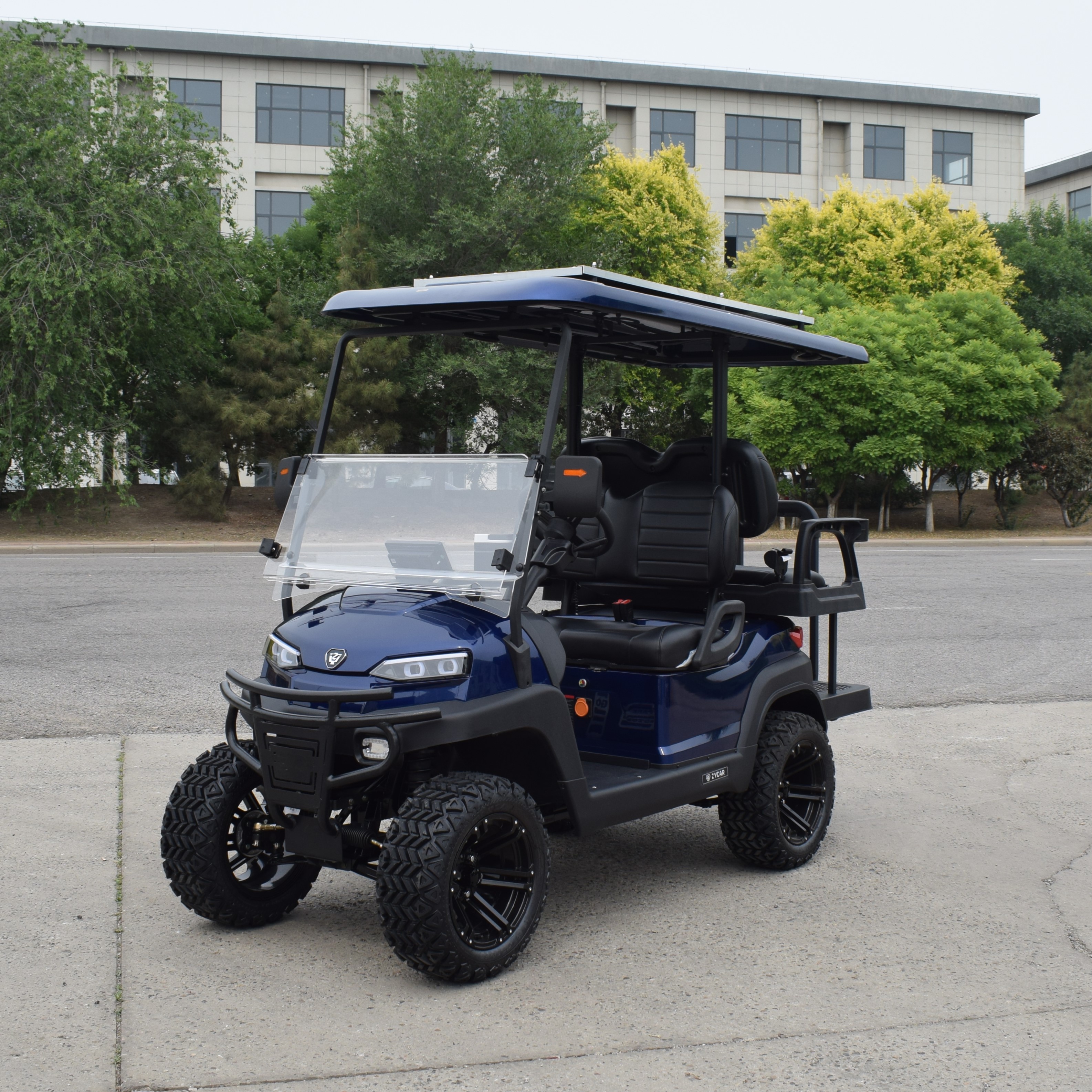 ZYCAR 4 seater utility golf cart with rear-facing seats Z2C