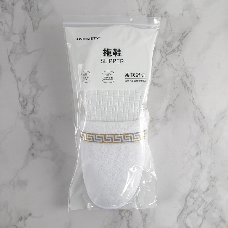 高档酒店拖鞋防滑珊瑚绒拖鞋丝带拖鞋
