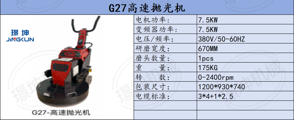 G27高速抛光机