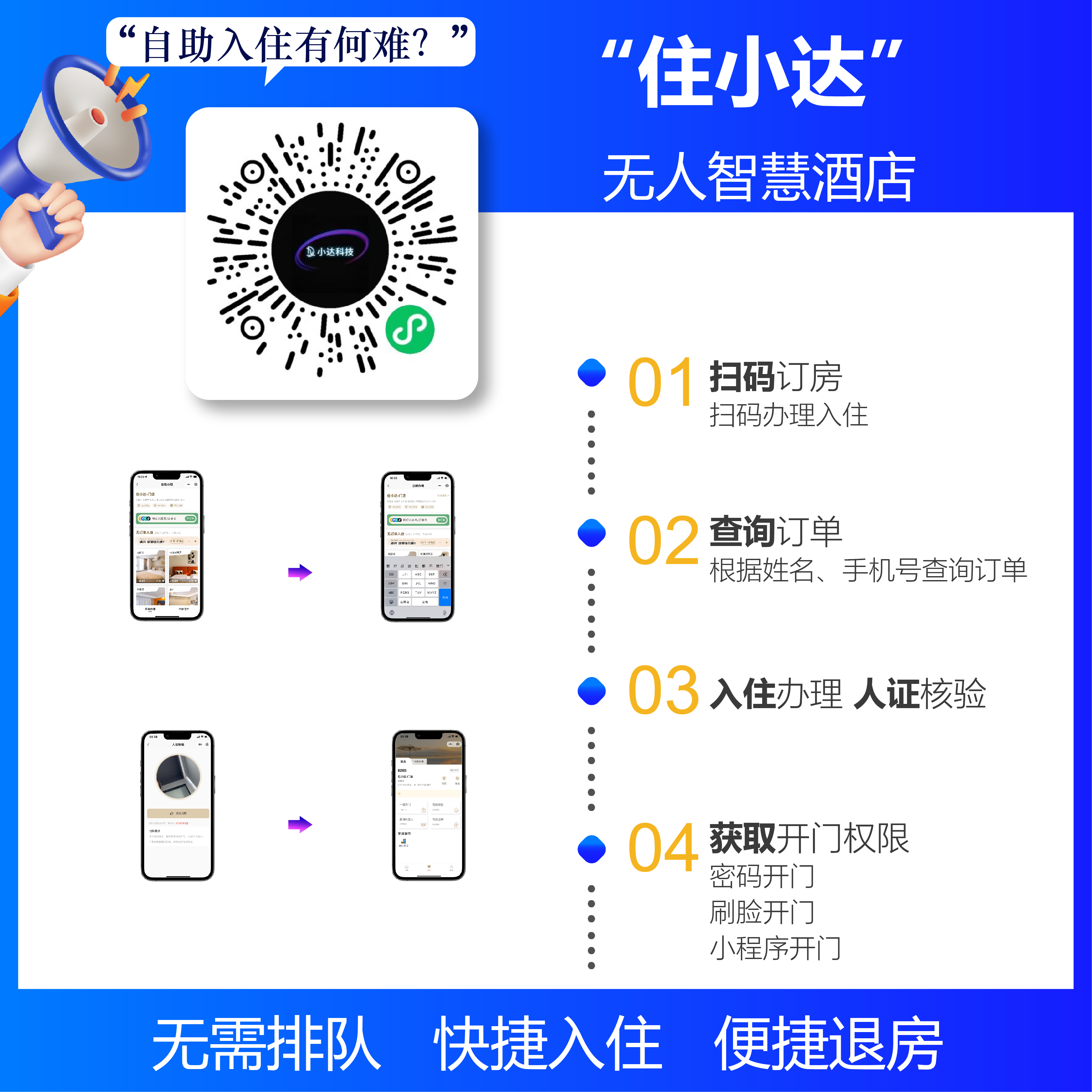 无人入住系统