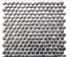 法洛尼亚 马赛克Oval Aluminum Tile black